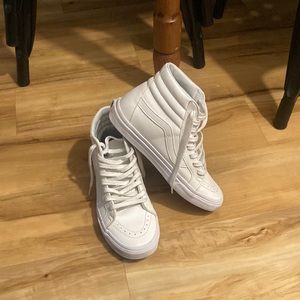 White Vans High tops